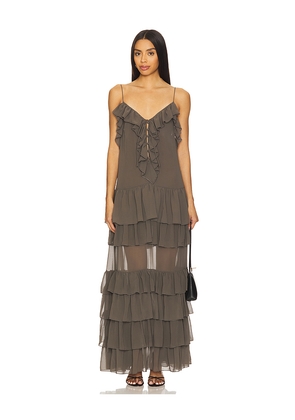 Ronny Kobo Giselle Dress in Charcoal. Size L. Also in S.