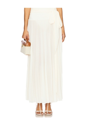 Ronny Kobo Ines Skirt in Cream. Size L. Also in XS, S, M.