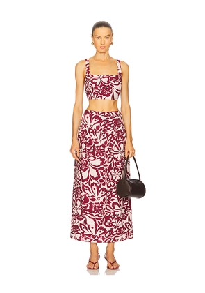 SAYLOR Viv Set in Burgundy. Size L. Also in M.