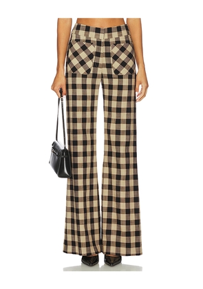 Smythe Classic Patch Pocket Pant in Tan. Size 2. Also in 4, 6.