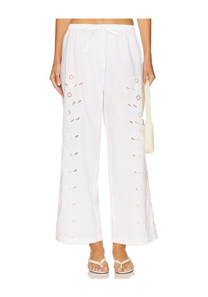 Stone Cold Fox x REVOLVE Vanessa Pant in White. Size L. Also in XS, S, M, XL.