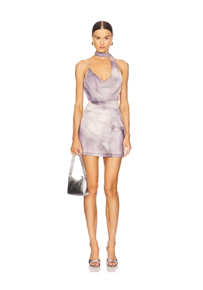 superdown Larue Mini Dress in Purple. Size L. Also in XXS, XS, S, M.