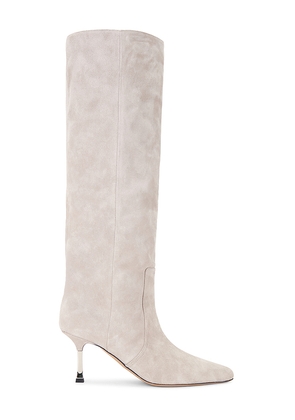 Paris Texas Bettina Boot 75 in Light Grey. Size 38. Also in 39, 40.