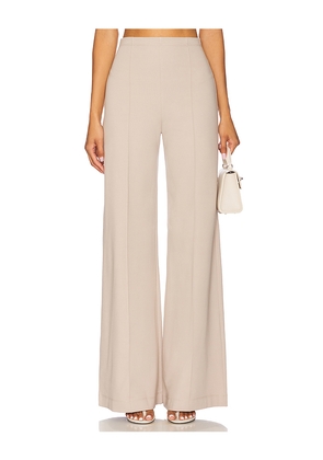 Ripley Rader Ponte Knit Wide Leg Pant in Beige. Size L. Also in M.