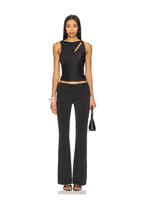 superdown Casi Pant Set in Black. Size M. Also in XXS.