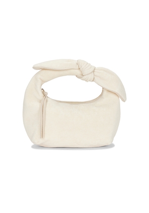 Poolside The Josie Terry Shoulder Bag in Ivory.