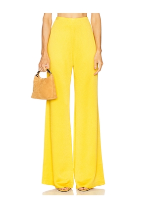 SILVIA TCHERASSI Palermo Pant in Yellow. Size L. Also in M, S, XS.