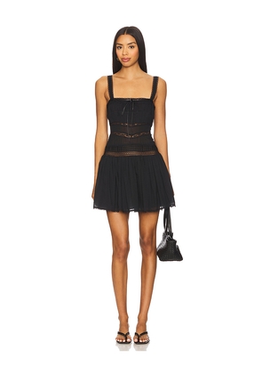 Tularosa Brixley Mini Dress in Black. Size L. Also in XXS, XS, S, M, XL.