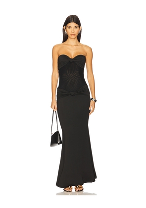superdown Dianah Maxi Dress in Black. Size L. Also in XS, XXS, S, M, XL.