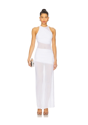 superdown Merri Maxi Dress in White. Size L. Also in XS, S, M, XL.