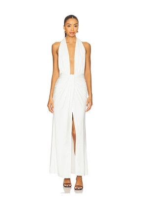 SNDYS Cantarios Dress in White. Size L. Also in XS, S, M, XL, XXL.