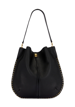 Rebecca Minkoff Darren Slim Hobo Bag in Black.