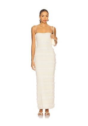 Stone Cold Fox x REVOLVE Faye Maxi Dress in Ivory. Size L. Also in XS, XXS, S, M, XL.