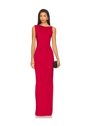 superdown Avya Maxi Dress in Red. Size L. Also in XXS, XS, S, M, XL.