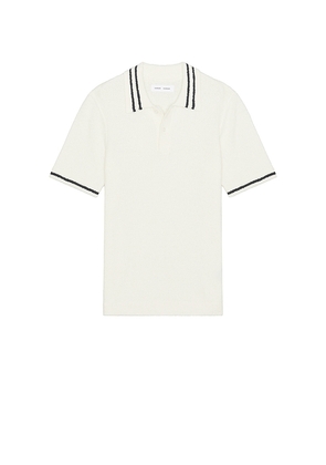 SAMSOE SAMSOE Sapedro Polo in Cream. Size M. Also in S.