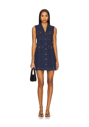 PAIGE Andria Dress in Blue. Size 0. Also in 4, 6, 8, 10, 12, 14.