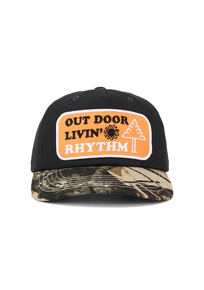 Rhythm Outdoor Livin Cap in Black.