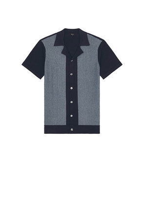 Rails Silas Short Sleeve Shirt in Navy. Size M. Also in S.