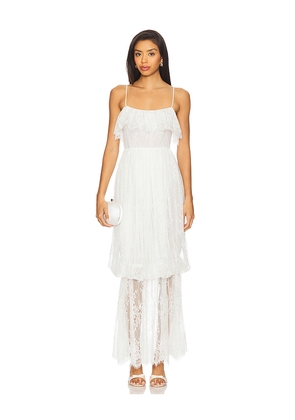 Tularosa Winona Maxi Dress in Ivory. Size L. Also in XXS, XS, S, M, XL.