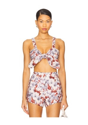 Posse Luna Bandeau Top in Red. Size M. Also in XS, XXS.