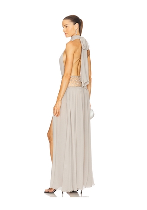 retrofete Kreeli Embellished Dress in Grey. Size M. Also in S.