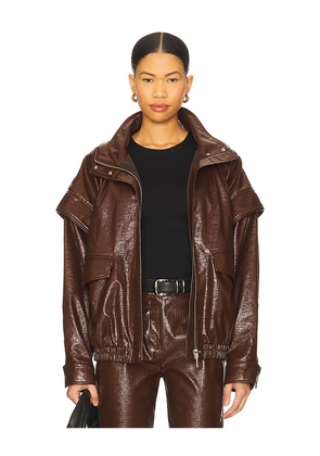 SELMACILEK Kyoto Jacket in Brown. Size L. Also in S, XS, M.