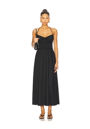 Solid & Striped The Lolita Dress in Black. Size L. Also in XS, S, M.