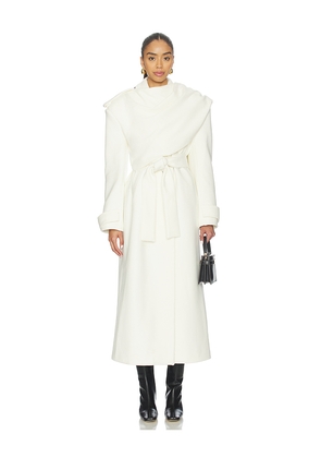 SELMACILEK Cape Jacket in Cream. Size L. Also in M.