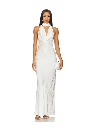 Stone Cold Fox x REVOLVE Amelia Gown in Ivory. Size L. Also in XS, S, M, XL.