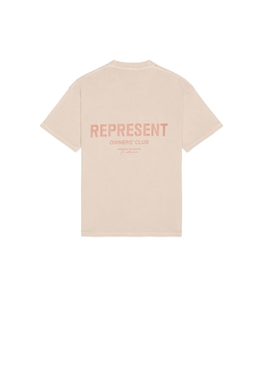 REPRESENT Owners Club Tee in Mauve. Size L. Also in XL/1X.