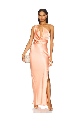 SNDYS x REVOLVE Johanna Cowl Neck Maxi in Coral. Size L. Also in XS, S, M, XL, XXL.
