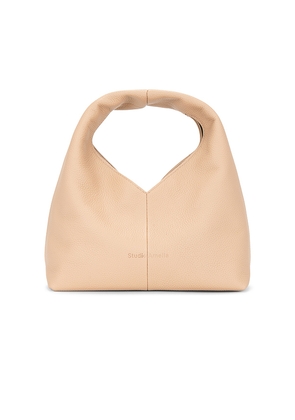 Studio Amelia Diamond Handbag in Beige.