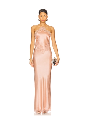 retrofete Everly Dress in Blush. Size L. Also in XS, S, M.