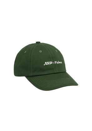 Palmes x ATP 6-Panel Cap in Dark Green.