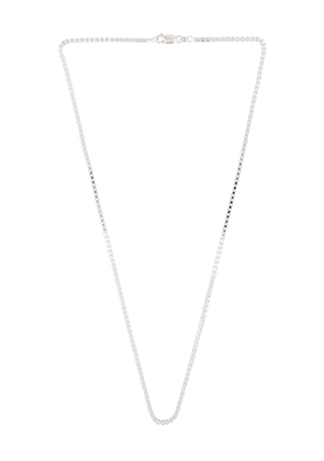 Two Jeys Venetian Chain Necklace in Metallic Silver.