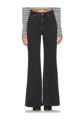 ROLLA'S Eastcoast Flare Jeans in Black. Size 27. Also in 25, 34.