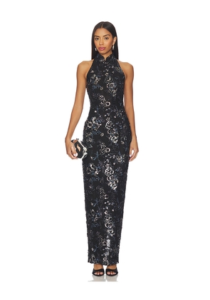 SAU LEE Arielle Dress in Black. Size 0. Also in 6, 8, 10, 12.