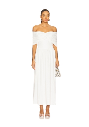 SNDYS Madrid Maxi Dress in White. Size L. Also in XXS, XS, S, M.