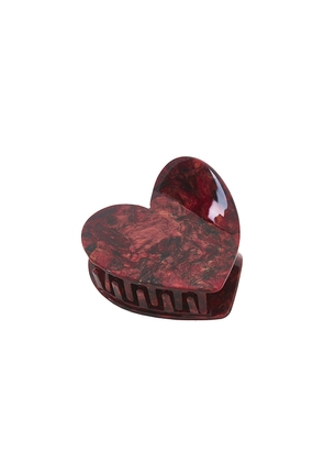 Solar Eclipse Limited Edition Hand-Painted Heart Hair Claw Clip in Beauty: NA.