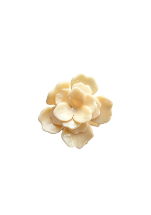 Solar Eclipse Handmade Origami Gardenia Flower Claw Hair Clip in Beauty: NA.
