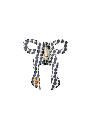 Solar Eclipse Hand-painted Coquette Bow Claw Hair Clip in Beauty: NA.