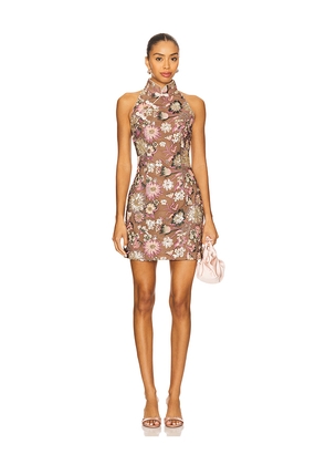 SAU LEE Glory Mini Dress in Pink. Size 0. Also in 2, 4, 6, 8, 10, 12.