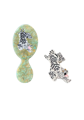 Solar Eclipse Hand-painted Tiger Handbag Heroes Edit Gift Set in Beauty: NA.