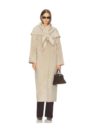 SRG Octavia Coat in Beige. Size L. Also in XXS, XS, S, M, XL.