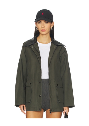 Rue Sophie Roth Jacket in Army. Size L. Also in S, XS, M, XL.