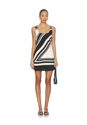 SIR. Pietra Scoop Mini Dress in Black. Size 0/XS. Also in 2/M, 3/L.