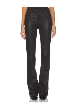 PAIGE High Rise Laurel Canyon Bootcut Jeans in Chocolate. Size 25. Also in 33, 34.