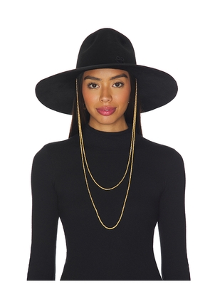 Ruslan Baginskiy Fedora Hat in Black. Size M. Also in S.