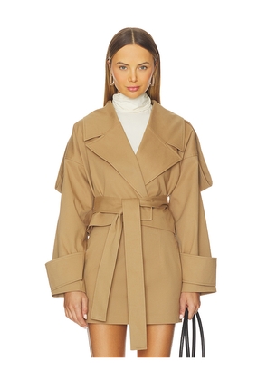 SELMACILEK Nayla Jacket in Beige. Size M. Also in S, L.