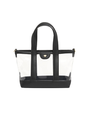 Stoney Clover Lane Clear Mini Tote in Black.